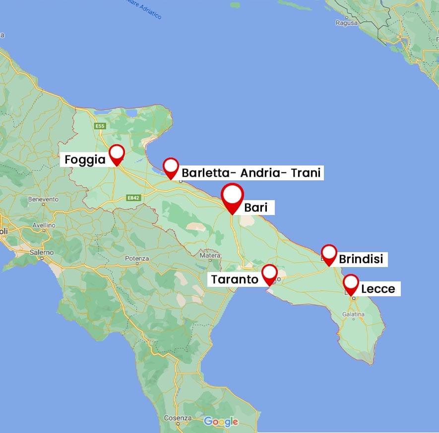 Belle vetrate scorrevoli puglia