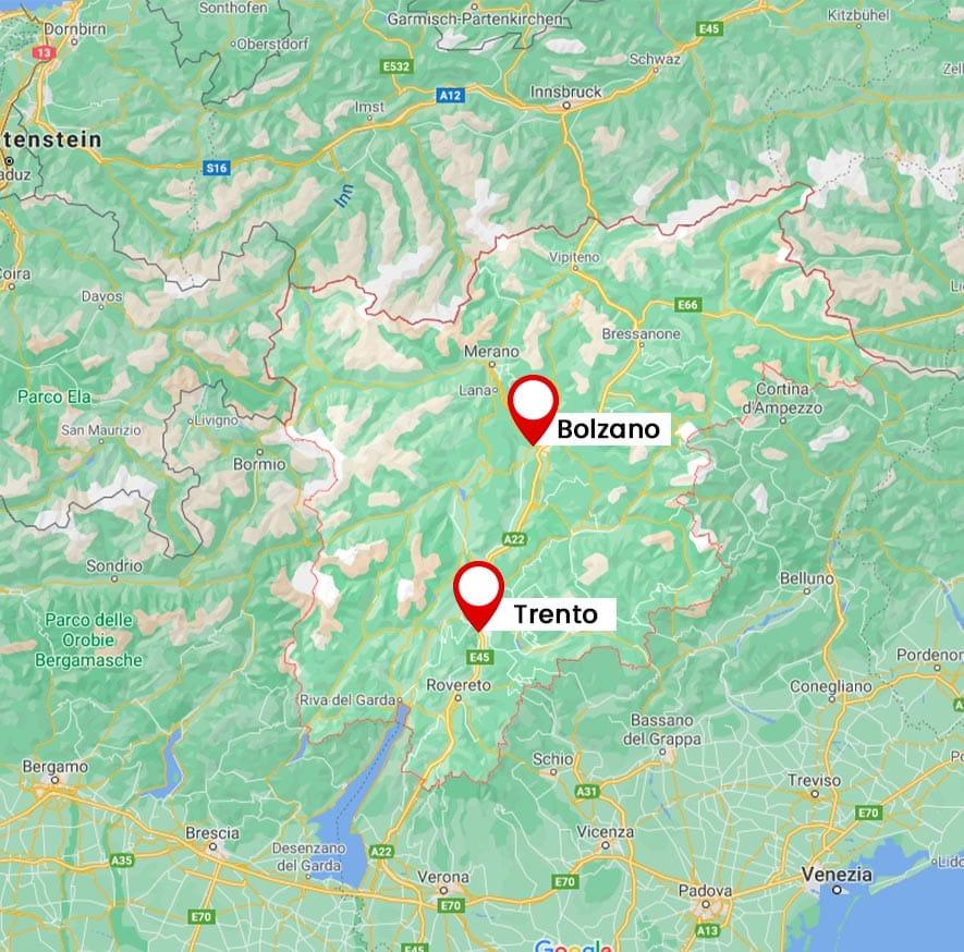 Belle vetrate scorrevoli trentino